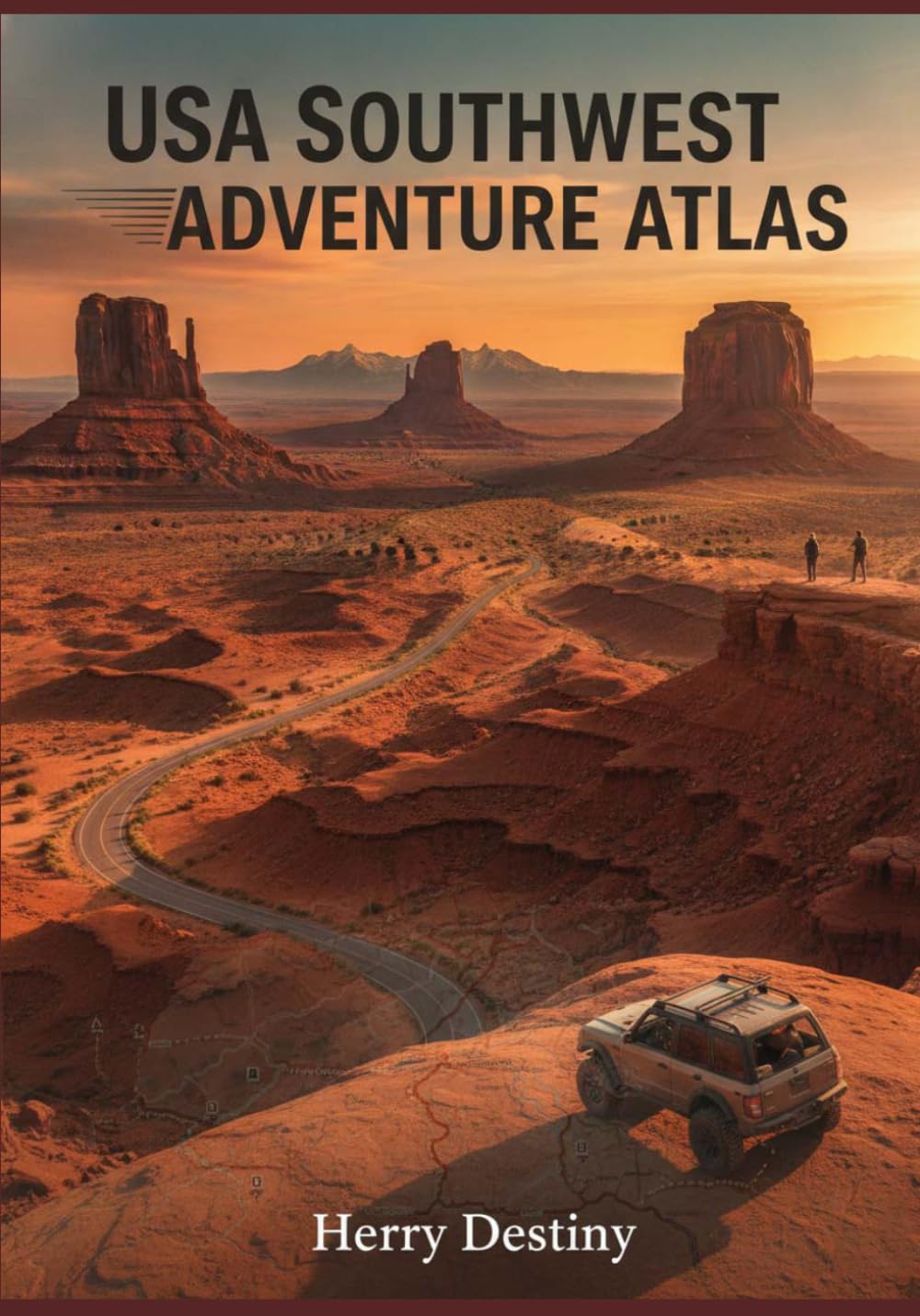 USA Southwest Adventure Atlas: Desert Road Routes, Detailed Maps, National Parks, and Off-Grid Adventure Planning
