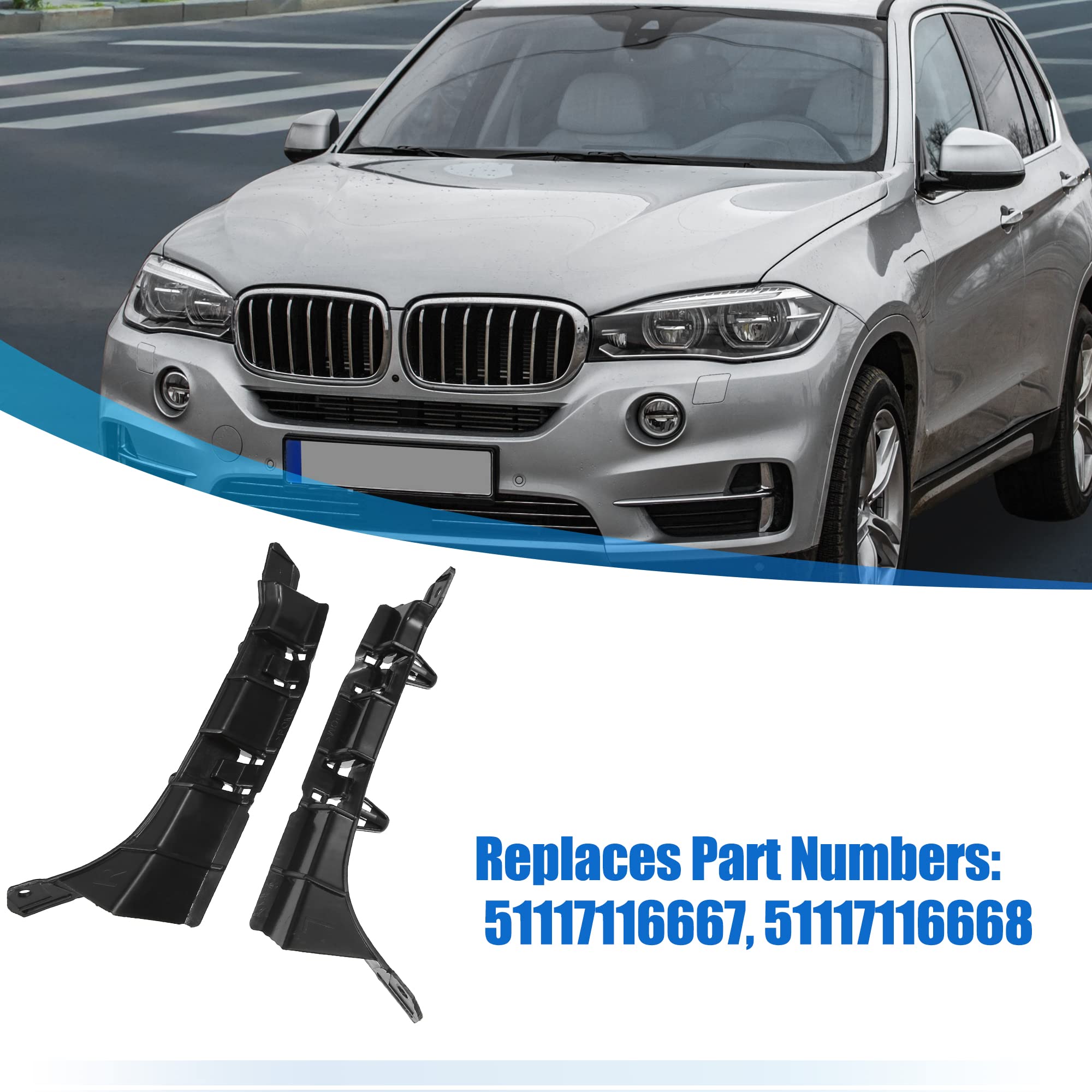 Support Pare-chocs Avant Droit Pour BMW X5 E53 2004-2006 – Référence 51117116668 - 9