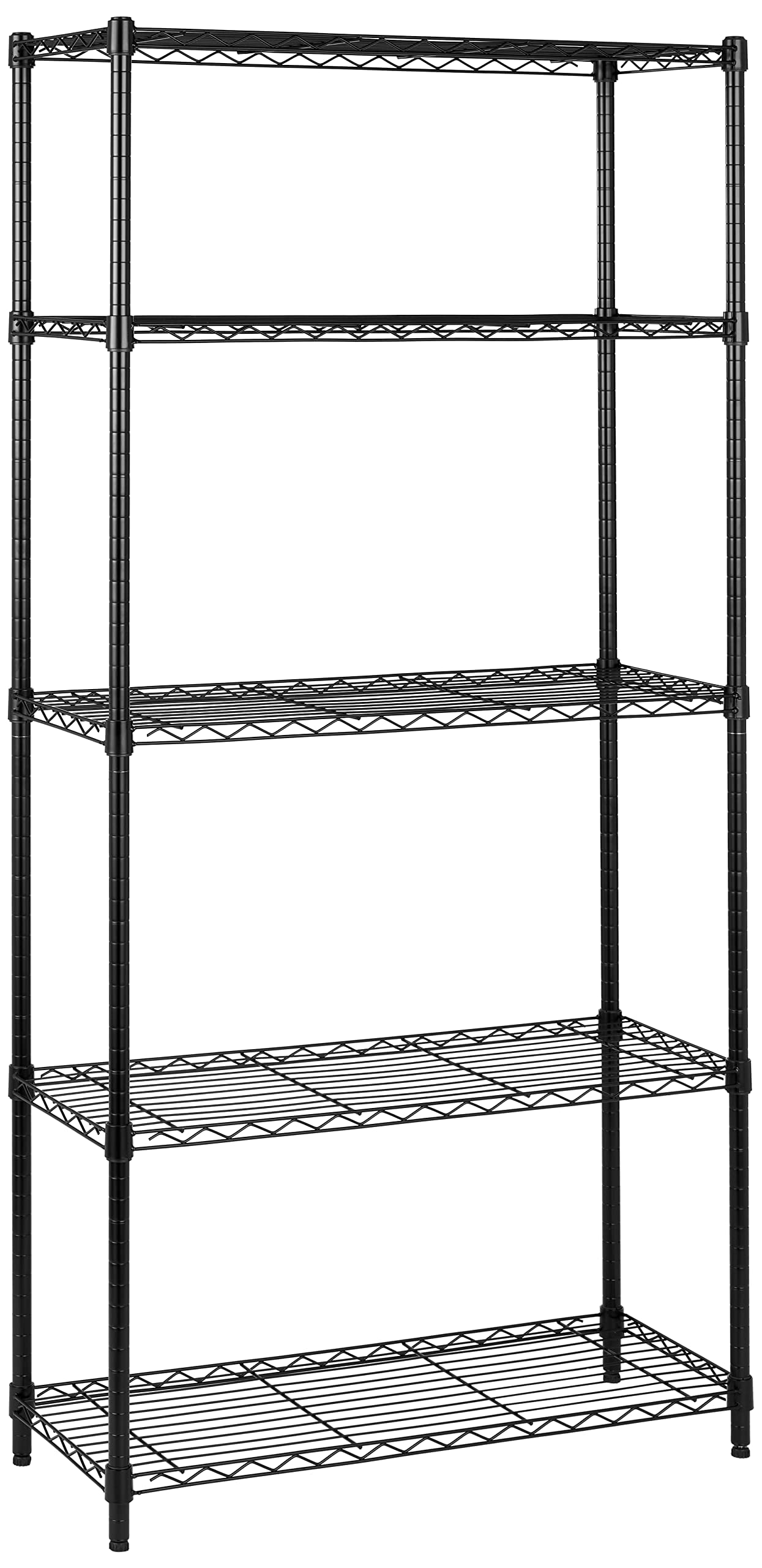 Buy Amazon Basics 5Shelf Adjustable, Heavy Duty Storage Shelving Unit