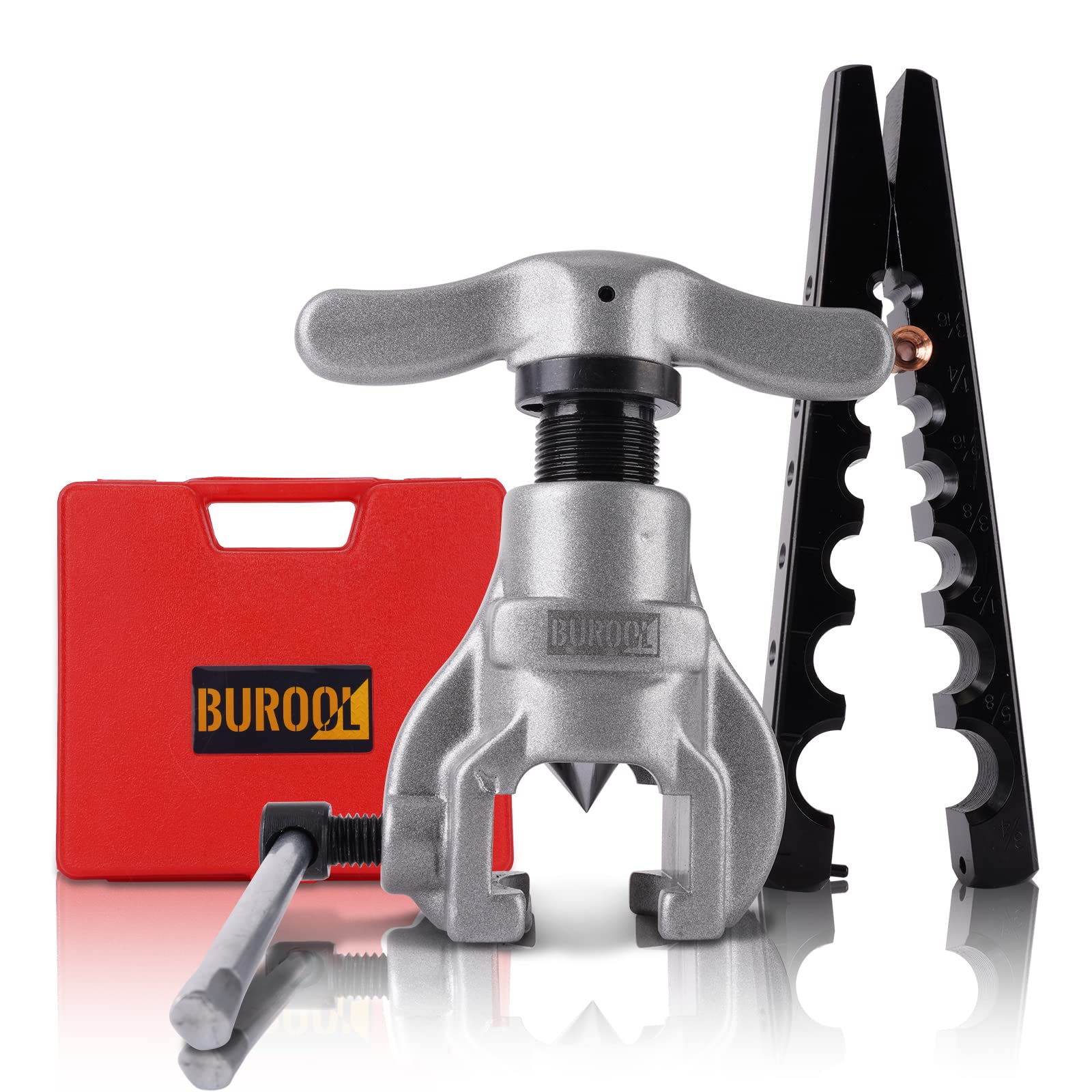 Buy KOOPOOL Eccentric Flaring Tool Kit 7 Dies Sizes 3/163/4 inches 45 Degree Angle Eccentric