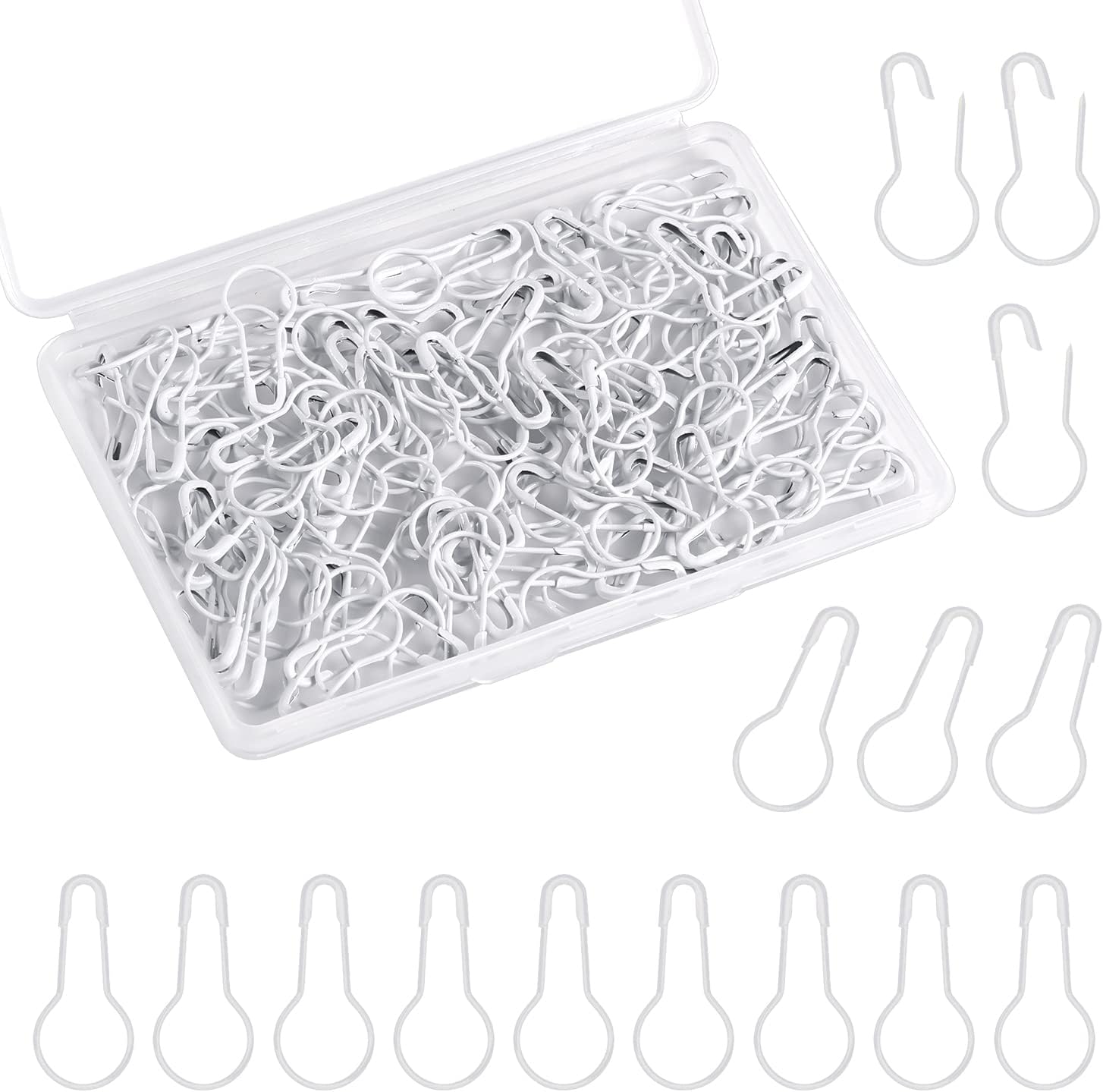 Amazon.com: 100PCS White Plastic Safety Pins 1