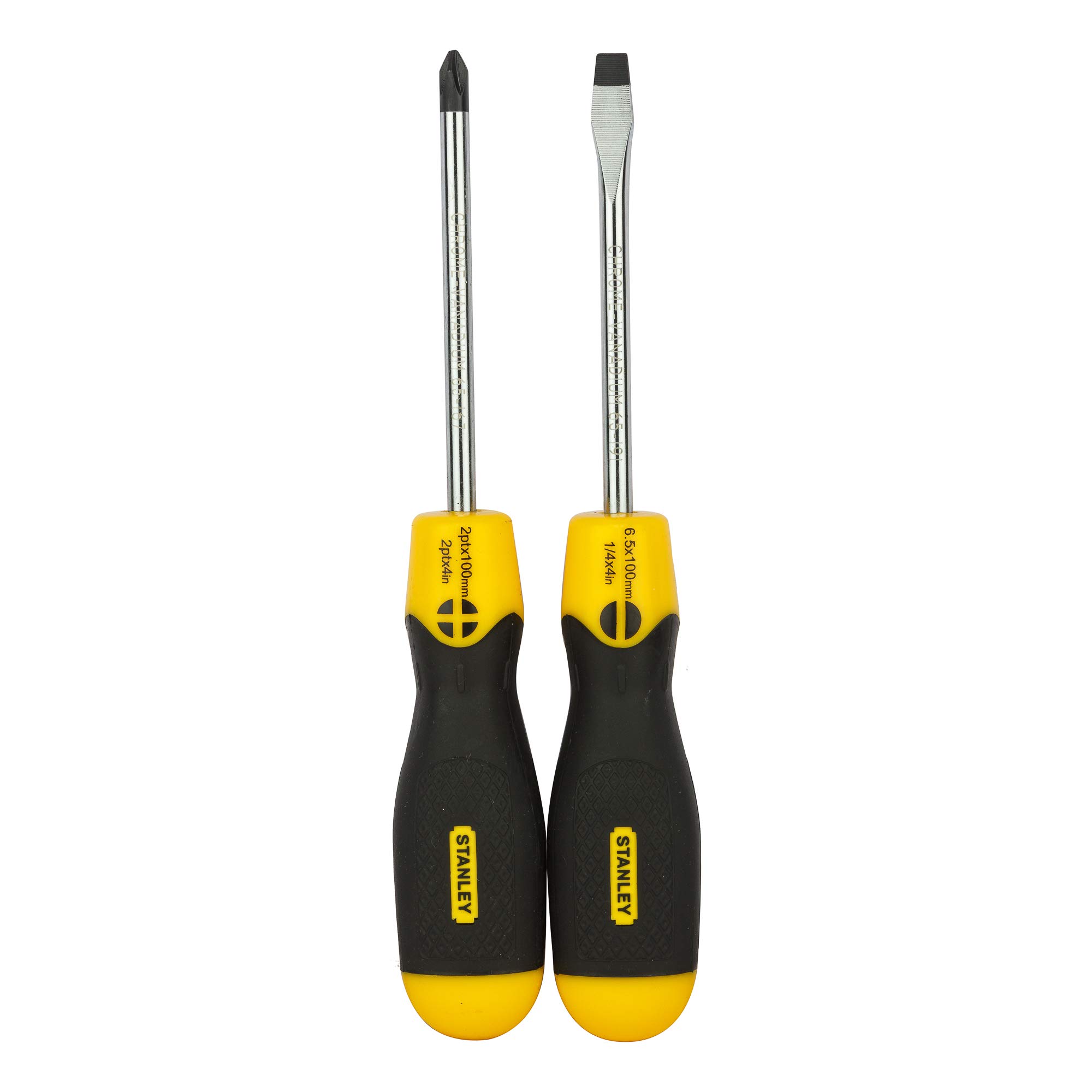 STANLEY 68-0002C Cushion Grip Screwdriver Set-16 pcs (Yellow and Black) 4