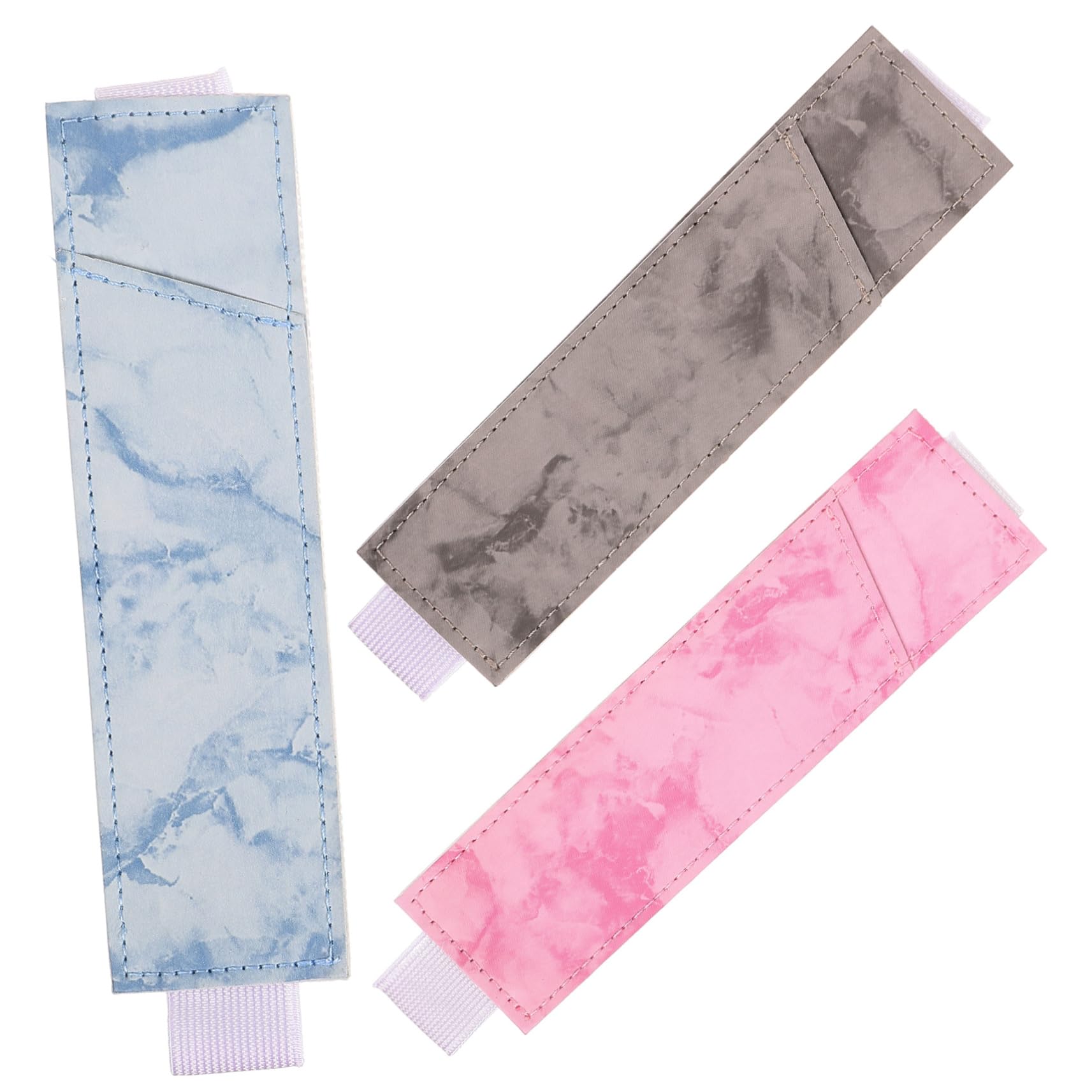 NUOBESTY 5 Set Astuccio in Pelle Retrattile Tavoletta Portapenne Pelle Portapenne Agenda Quadernoni Portamatite Custodia Per Penna A Sfera Custodia Per Penna Per Taccuino Pu 3 Pezzi * 5
