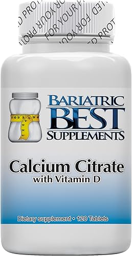 Citrato de calcio bariátrico con vitamina D3, los mejores suplementos para cirugía postbariátrica, fórmula fácilmente disolvible para una absorción