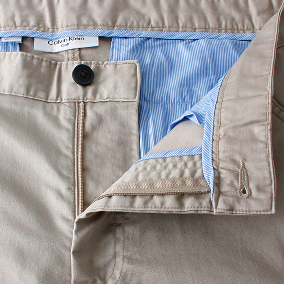 Calvin Klein 2025 Campus Chino Pantalones Cortos Golf elásticos Ligeros Hombre
