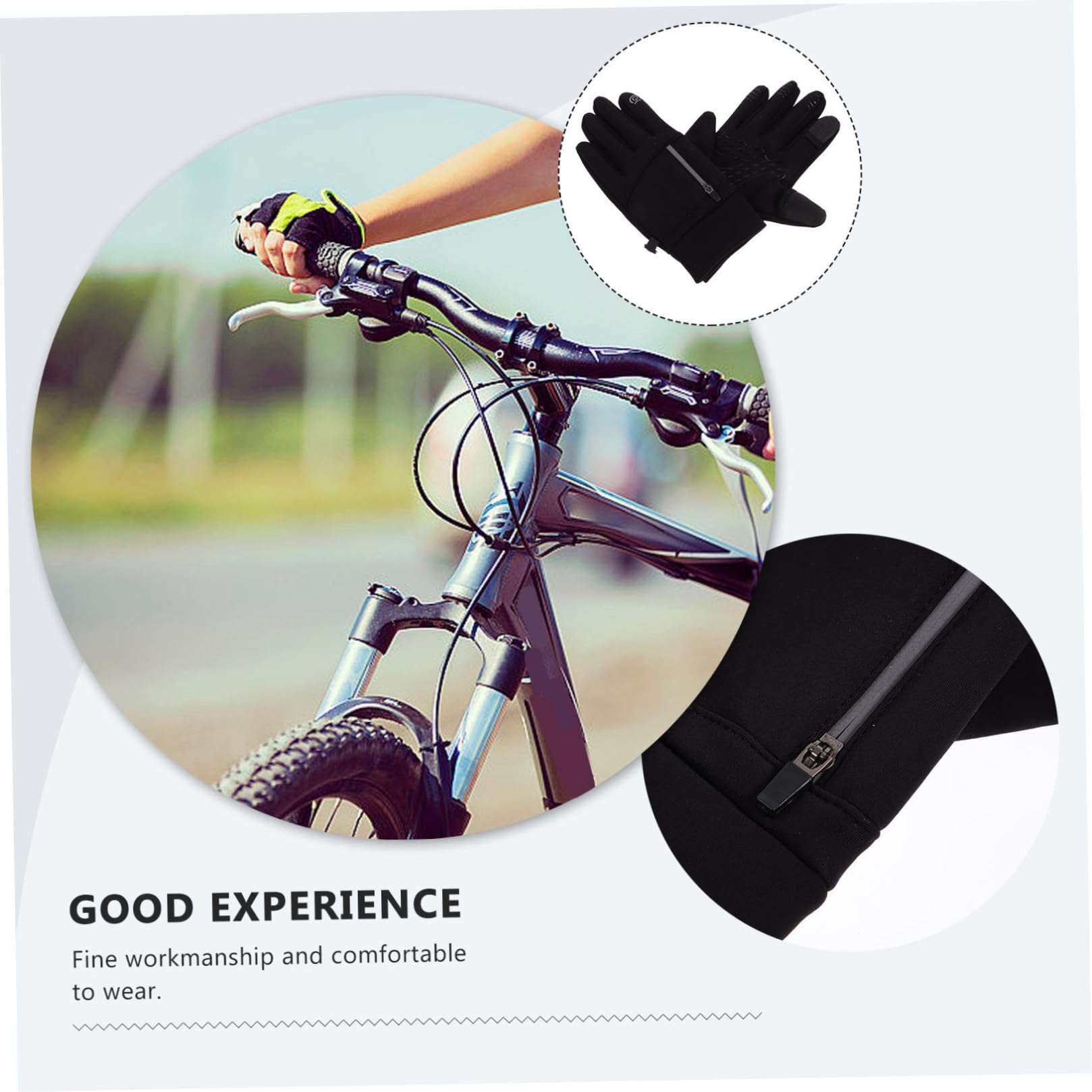 3 Paar Winddichte Handschuhe Fahrradhandschuhe Fingerlose Handschuhe Arbeitshandschuhe Touchscreen Handschuhe Herrenhandschuhe Motorradhandschuhe Fäustlinge