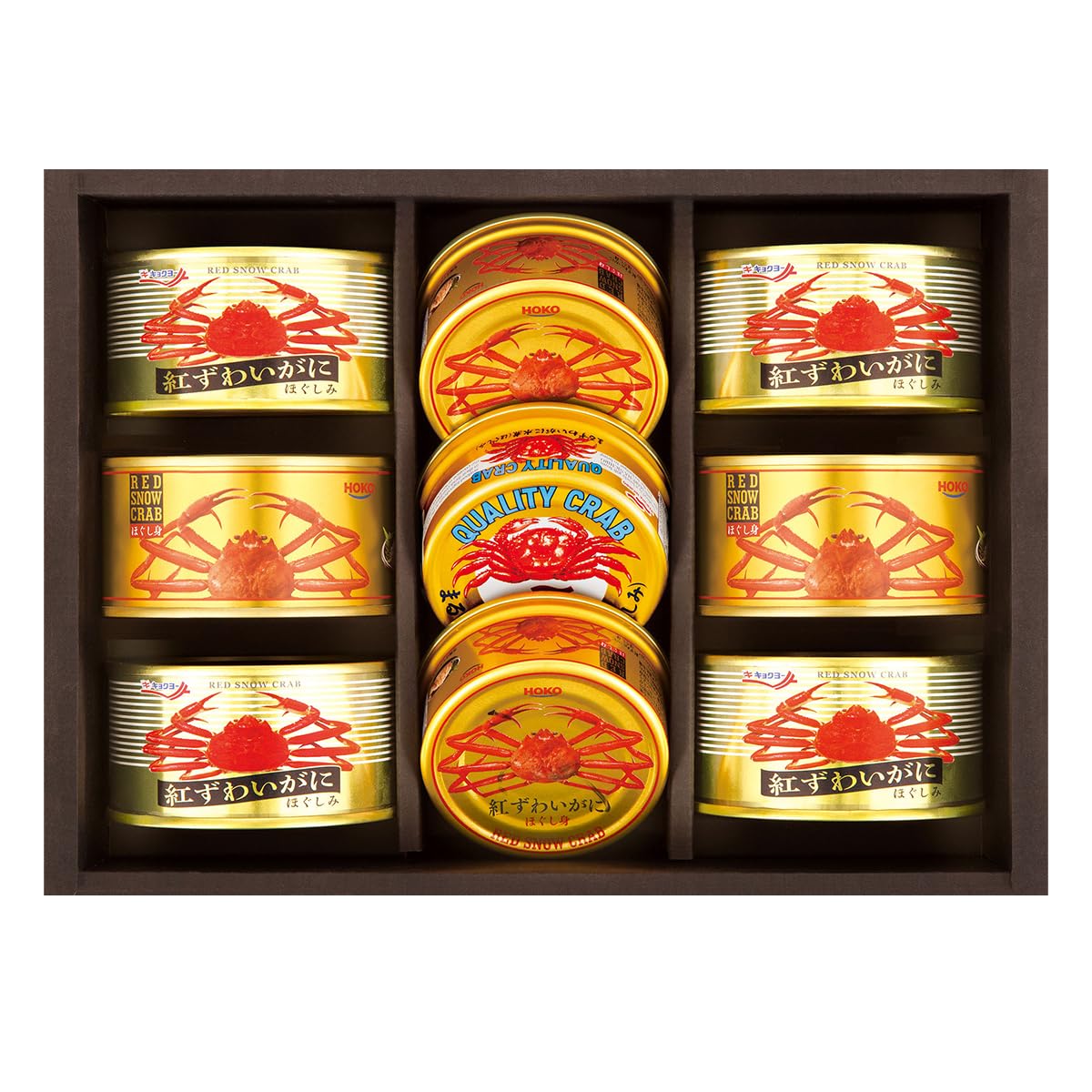 【50%OFF】【5,400円】 キョクヨー＆マルハニチロ かに缶詰ギフトセット 【送料無料】
