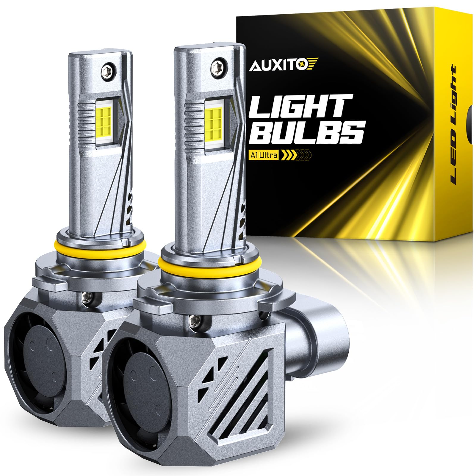 AUXITO 9005 Bulbs, 80,000LM 15X Super Output