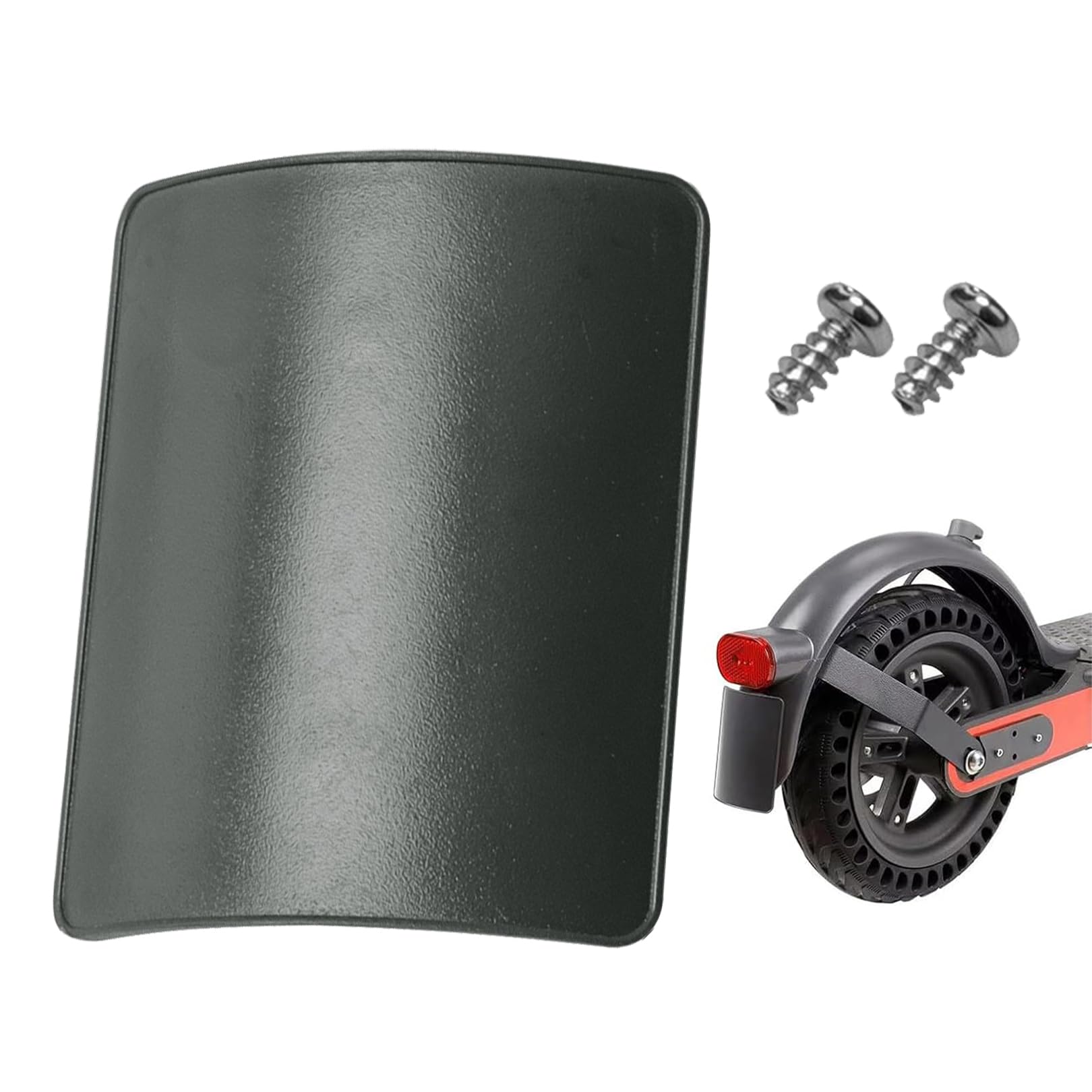 2 Portatarga Universali Per Scooter Elettrico - Compatibili Con Xiaomi M365 PRO 2, In Plastica Con Viti, Dimensioni 6,7x5,4 Cm