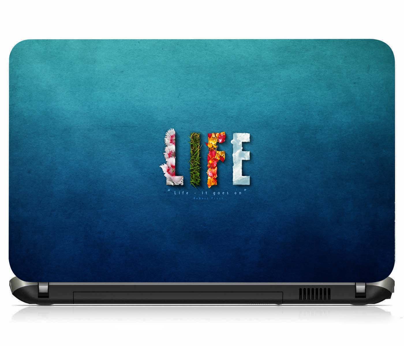 San's Laptop Decals Life it goes on Collections [for Asus, Acer, Dell