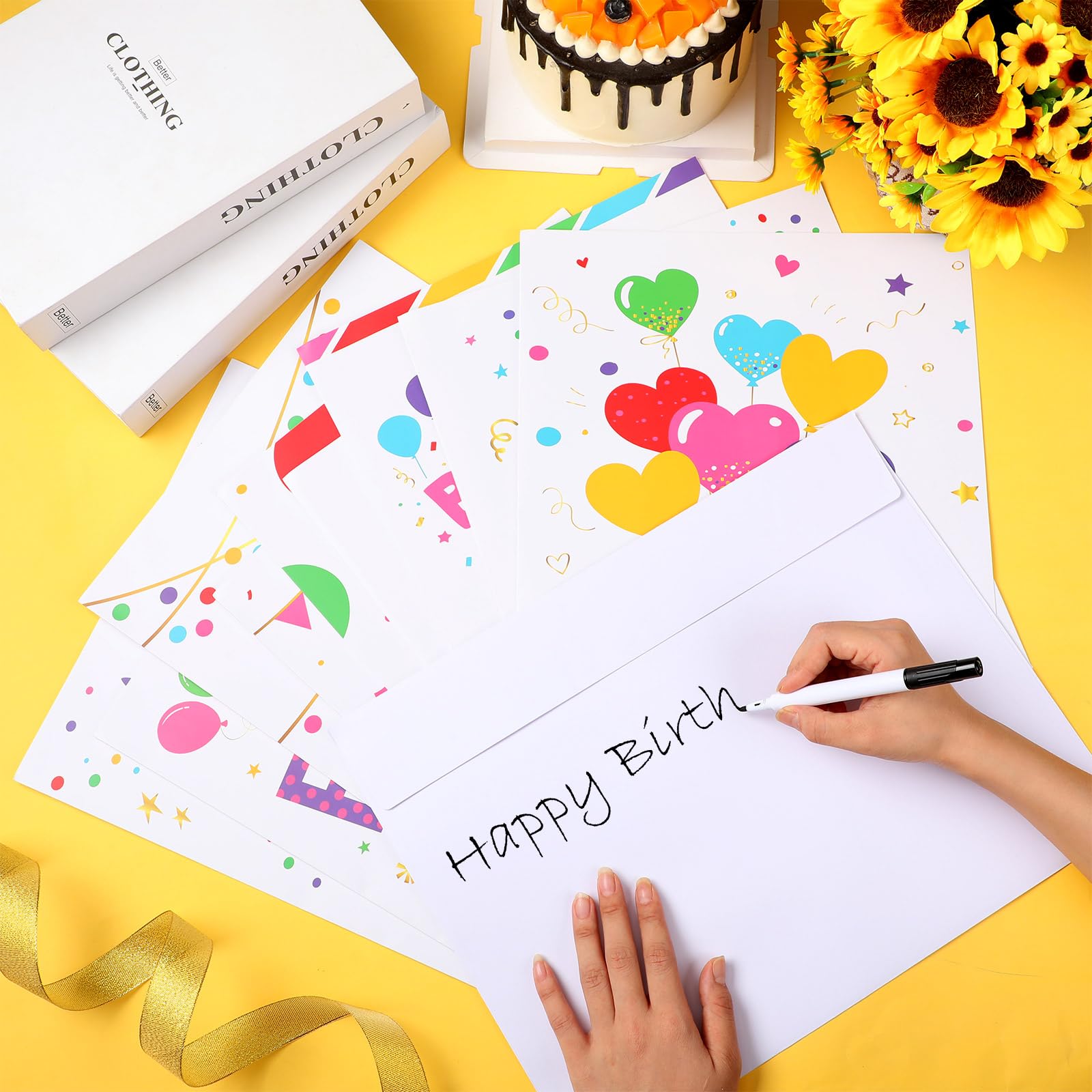 Jetec 9 Sets Big Thank You Cards With Envelope 14 X 22 Inch Large Giant - View #2