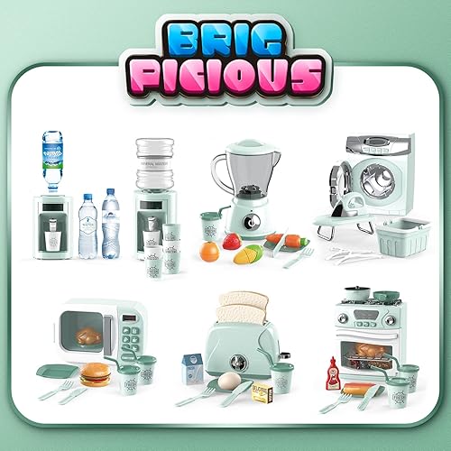 Miniatura 6 de Juguete de licuadora para niños, accesorios de cocina, electrodomésticos de juego de simulación, batidora, juguete de comida para niños, juego