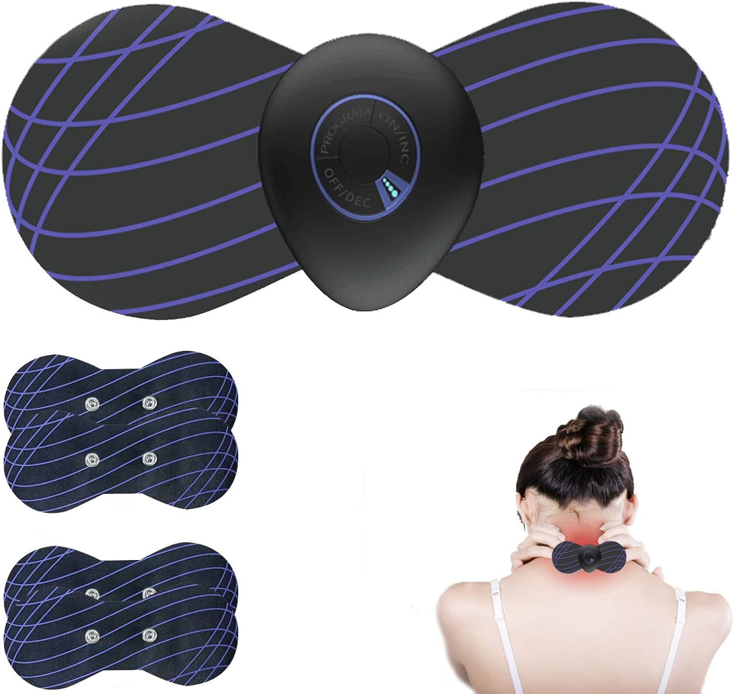 Ems Lymphatic Drainage Massage Pad,Masseur éLectrique Jambes,Appareil