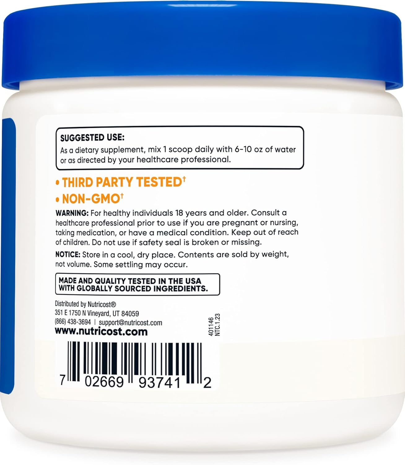 Nutricost Lactase Enzyme Powder 150G - Lactase Enzyme Complex - Non GMO : Health & Household
