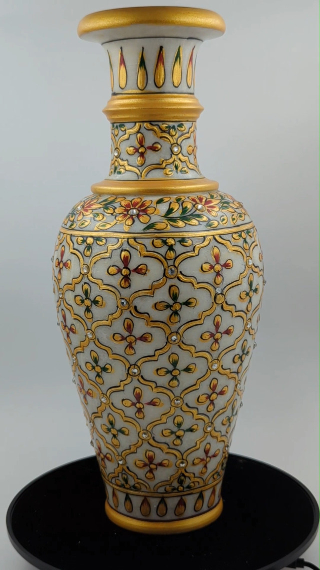 Watch Marble Flower Vase 12 inches on Amazon Live