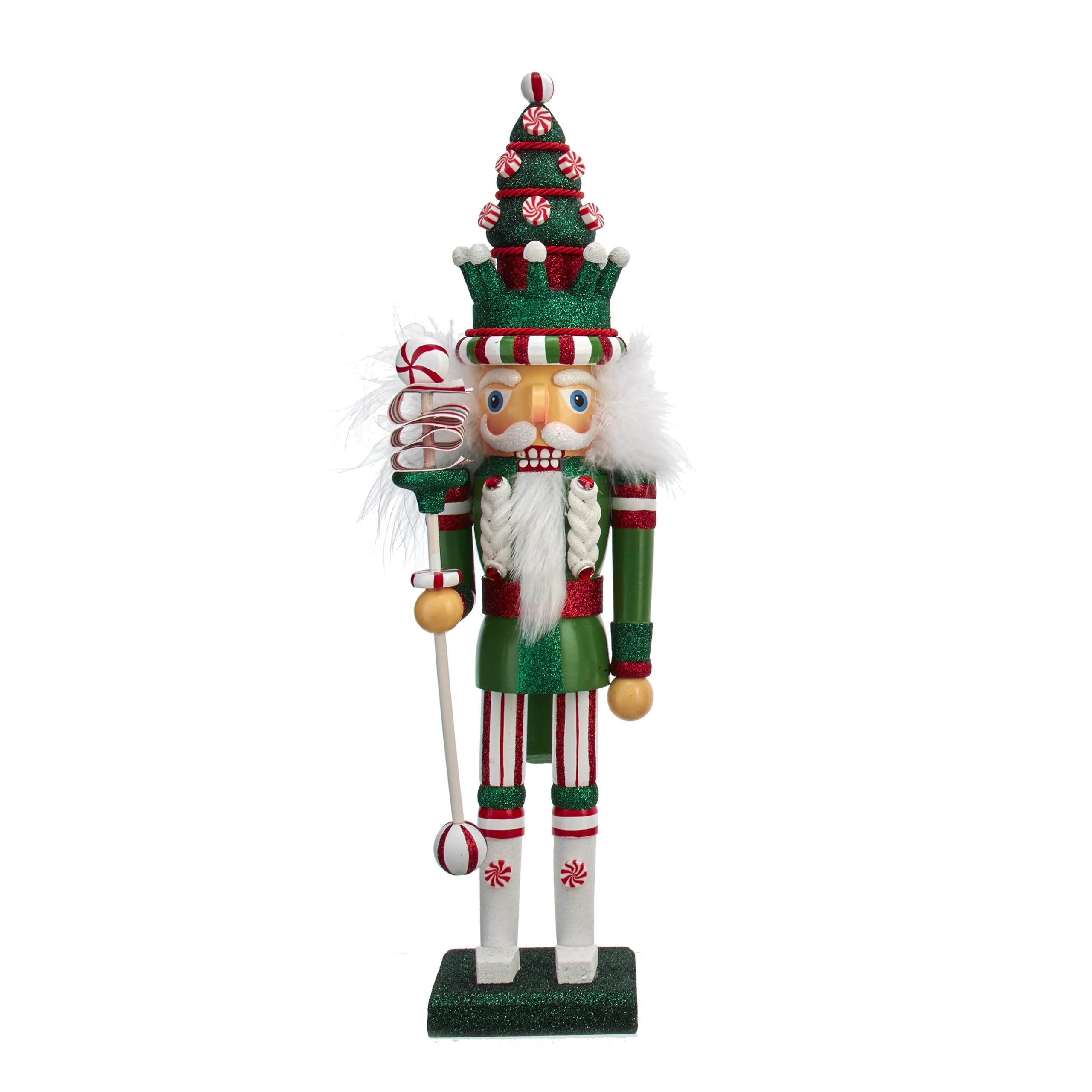 Casse-noisette de Noël avec chapeau arbre de 44,5 cm