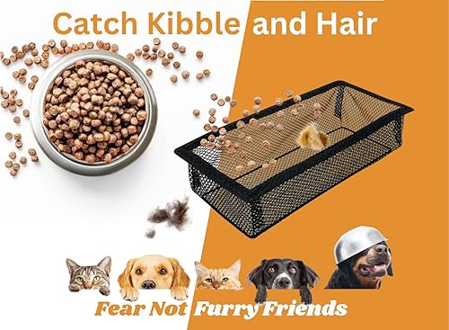 Miniatura 3 de SEAL360 Red de rejilla de ventilación de suelo, malla de filtro de ventilación de aire atrapa juguetes, aperitivos, pelo de mascotas y comida para