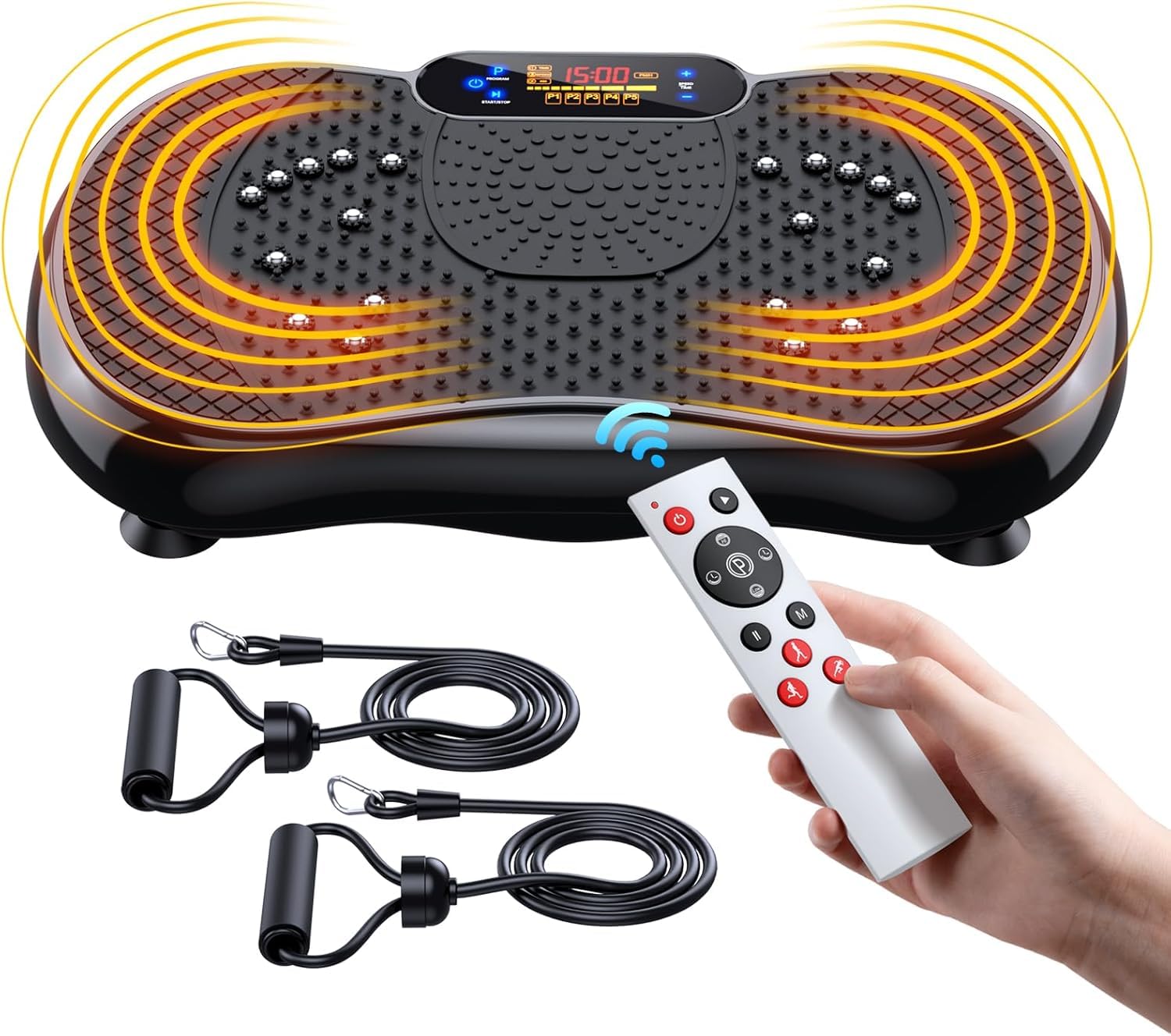 Vibration Plate Exercise Machine, Lymphatic Drainage Machine for Weight Loss, Full Body Workout Vibrate Fitness Platform, Helps Toning Shaping Wellness Home Workout - Max User Weight 330lbs