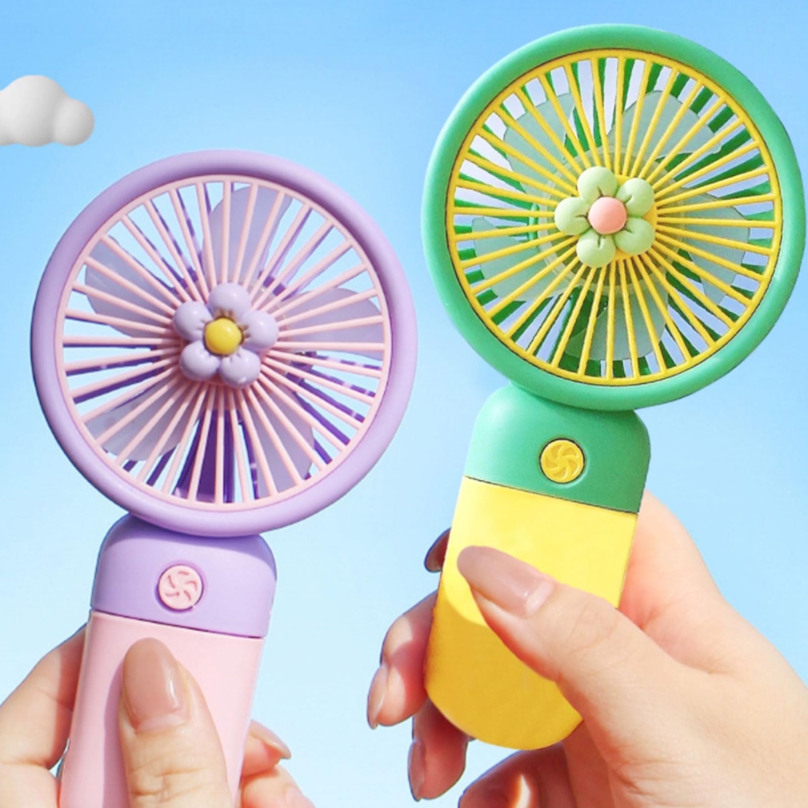 Amazon.com: BMXCY Tabletop Handheld Portable Fan Rechargeable