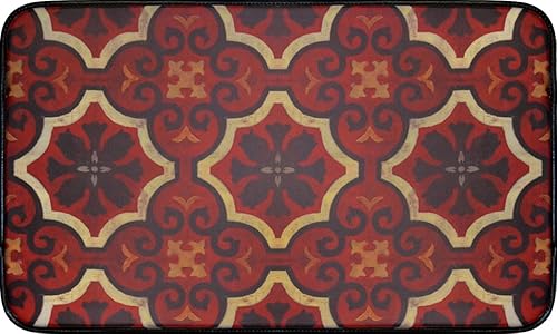 Miniatura 5 de J&V TEXTILES - Alfombra antifatiga y antideslizante impermeable de confort para cocina, piso del hogar, lavandería y oficina (gris, 20" x 36")