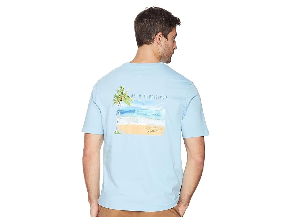 

Tommy Bahama Palm Conditions Tee (Aqua Ice) Men's T Shirt