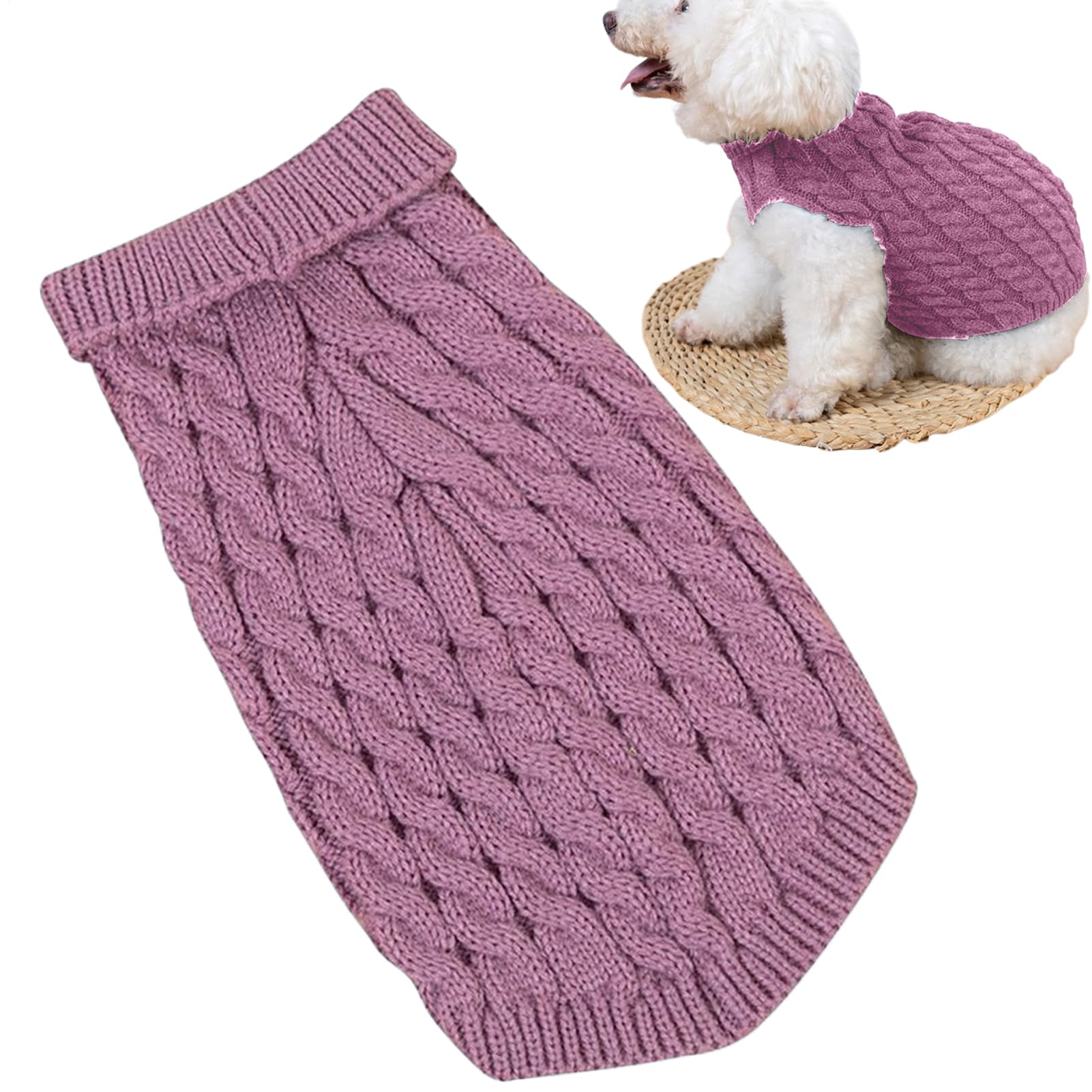 Puppy , Pet Sweatshirt, Winter Clothing, Lightweight Warm Sweatshirt for Pets, Outdoors, Winter and Cold