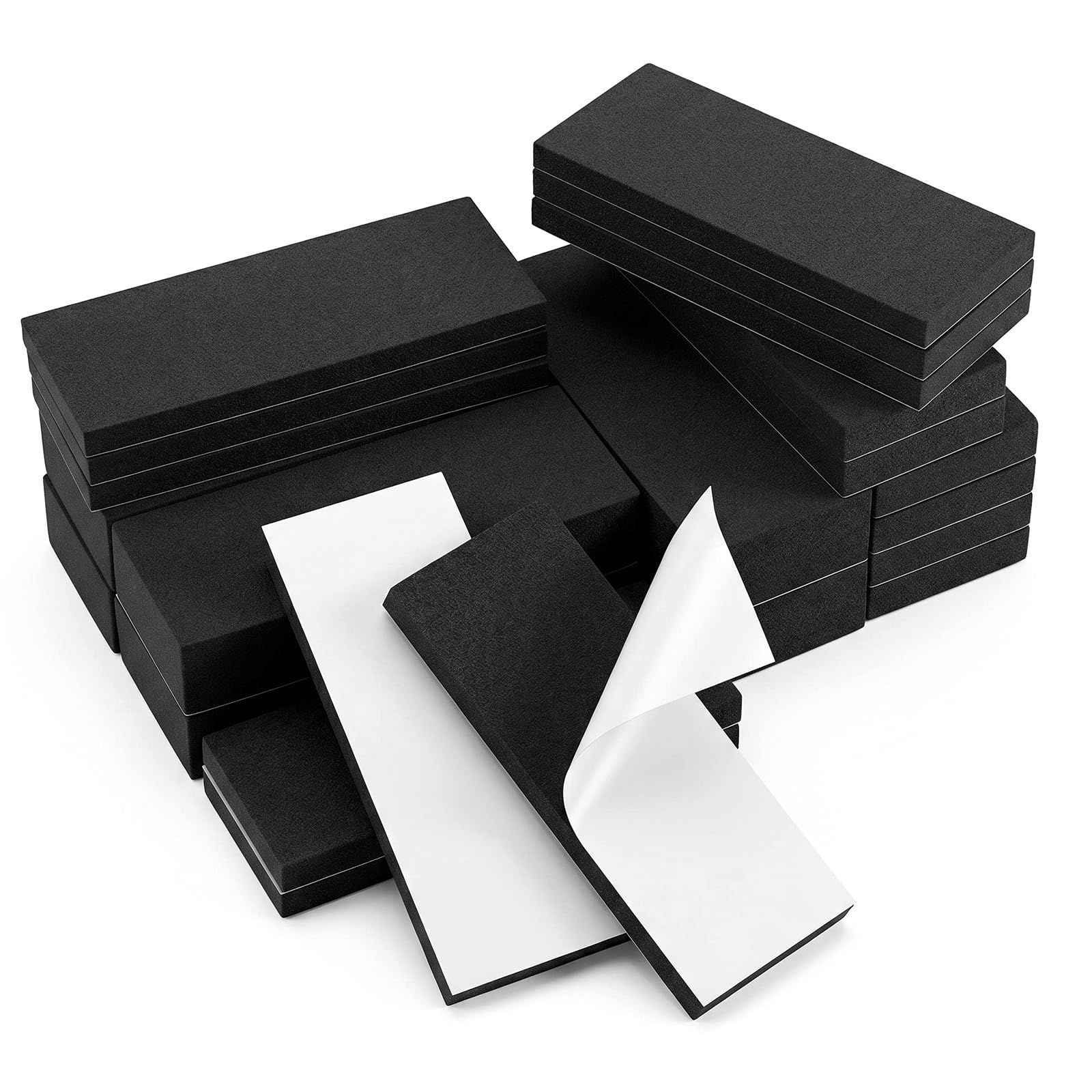 20Pcs Furniture Wall Protectors, Headboard Stoppers, EVA Foam Headboard Stoppers for Wall, Bed Stopper for Headboards, 10Pcs (15mm Thick)+ 10Pcs (5mm Thick) Couch Walls Protector