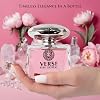 Versace Pink Crystal Eau De Parfum para Mujer - Notas de Salida de Granada, Yuzu y Acorde Helado - Notas de Fondo de Peonía, Loto, Magnolia, Ámbar, Almizcle y Caoba - Aroma Floral y Frutal - Elegante Botella de 100ml 6