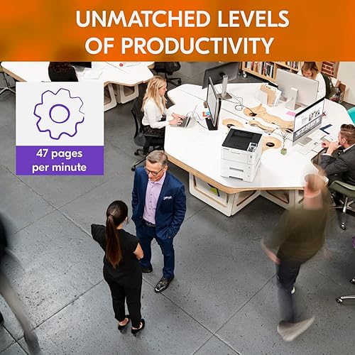 Miniatura 3 de Kyocera ECOSYS PA4500x - Impresora láser monocromática, 47 ppm, 600 x 600 dpi y hasta 1200 dpi, bandeja de 600 hojas, MPT de 100 hojas, dúplex, LCD