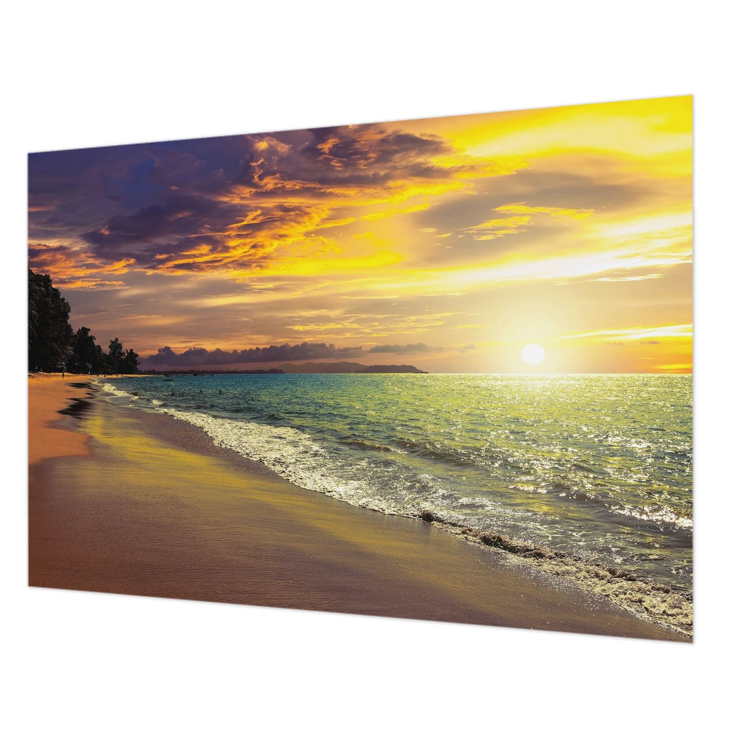Impression de haute qualité pour ce décor mural intissé 208x146 cm salon