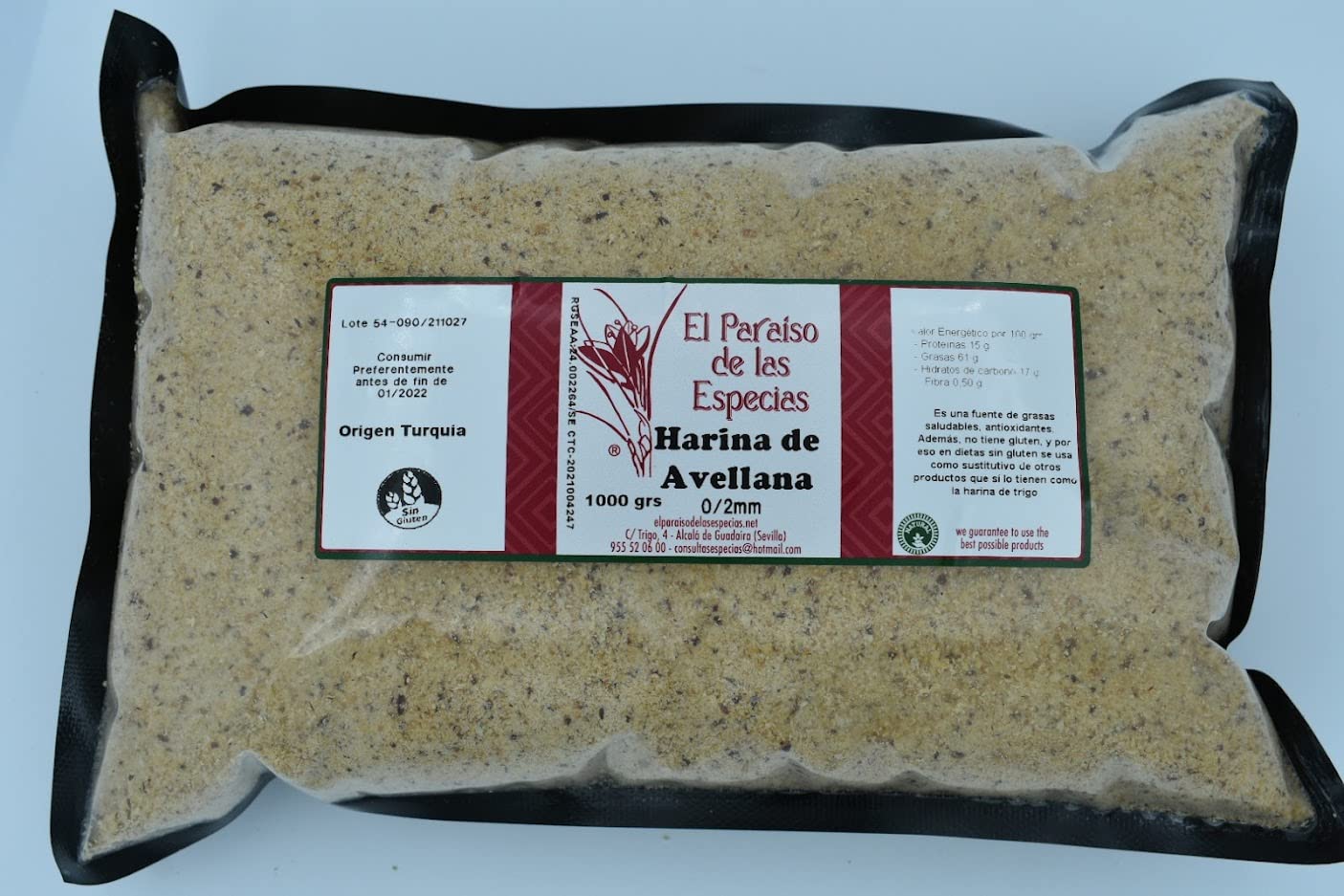 Harina de Avellana 1 Kg.