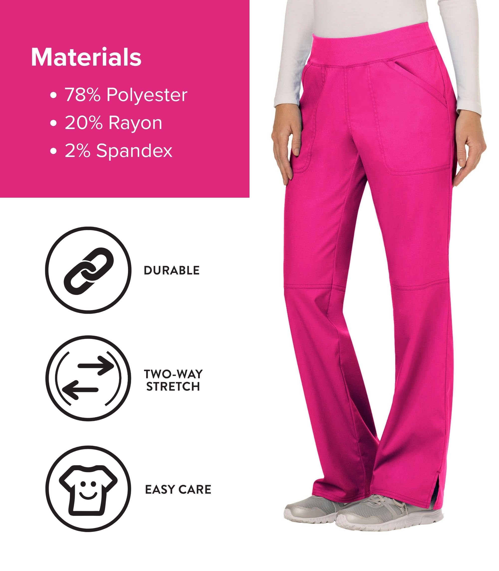 CHEROKEE Mid Rise Straight Leg Pull-on Pant - Pantalones Mujer