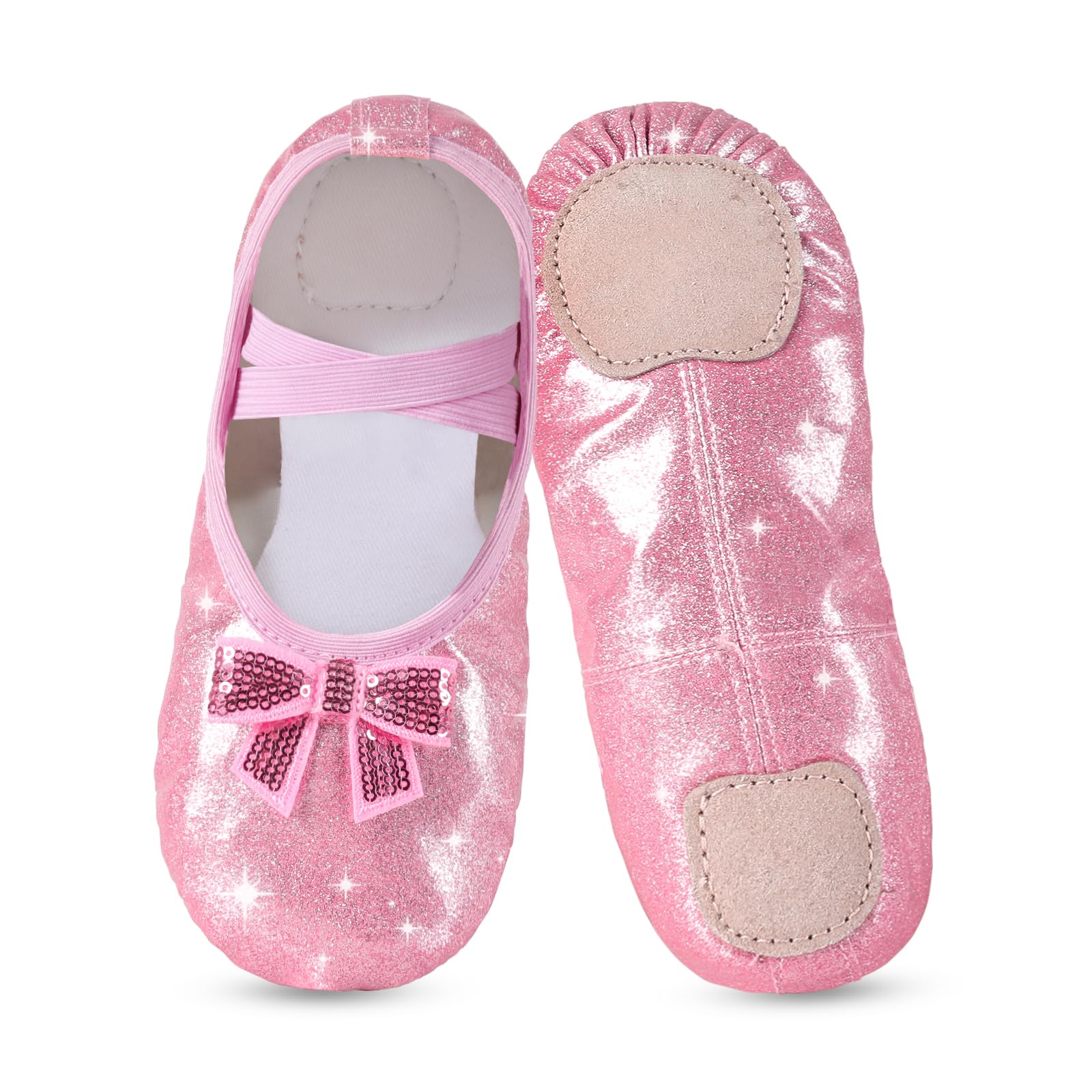 Chaussons Danse Semelle Souple Chaussures De Ballet Pour Filles, Chaussures De Danse En PU, Ballerines à Paillettes Avec Nœud à Paillettes, Pantoufles De Danse à Semelle Souple, Chaussures De Danse Pour Enfants Chaussons Danse Semelle Souple Chaussures De Ballet Pour Filles, Chaussures De Danse En PU, Ballerines à Paillettes Avec Nœud à Paillettes, Pantoufles De Danse à Semelle Souple, Chaussures De Danse Pour Enfants