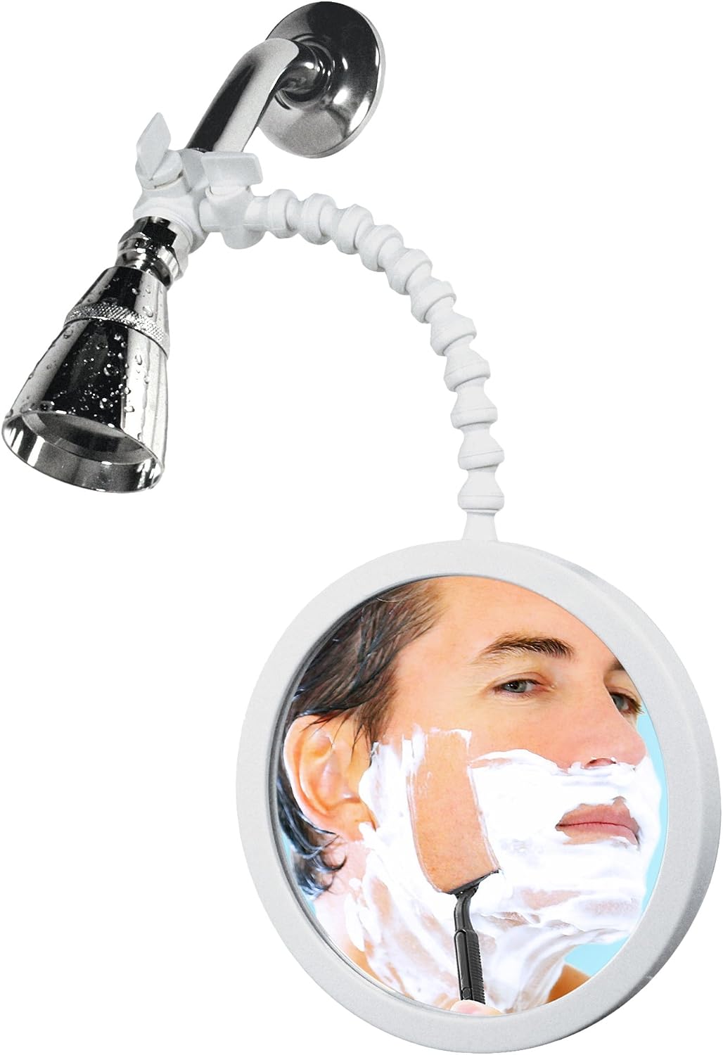 ShowerTek WV2 Fog Proof Shower Mirror for Best Shaving and Make-Up Removal