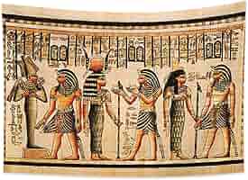Amazon｜古代エジプトのタペストリー、ファラオの神、オシリス