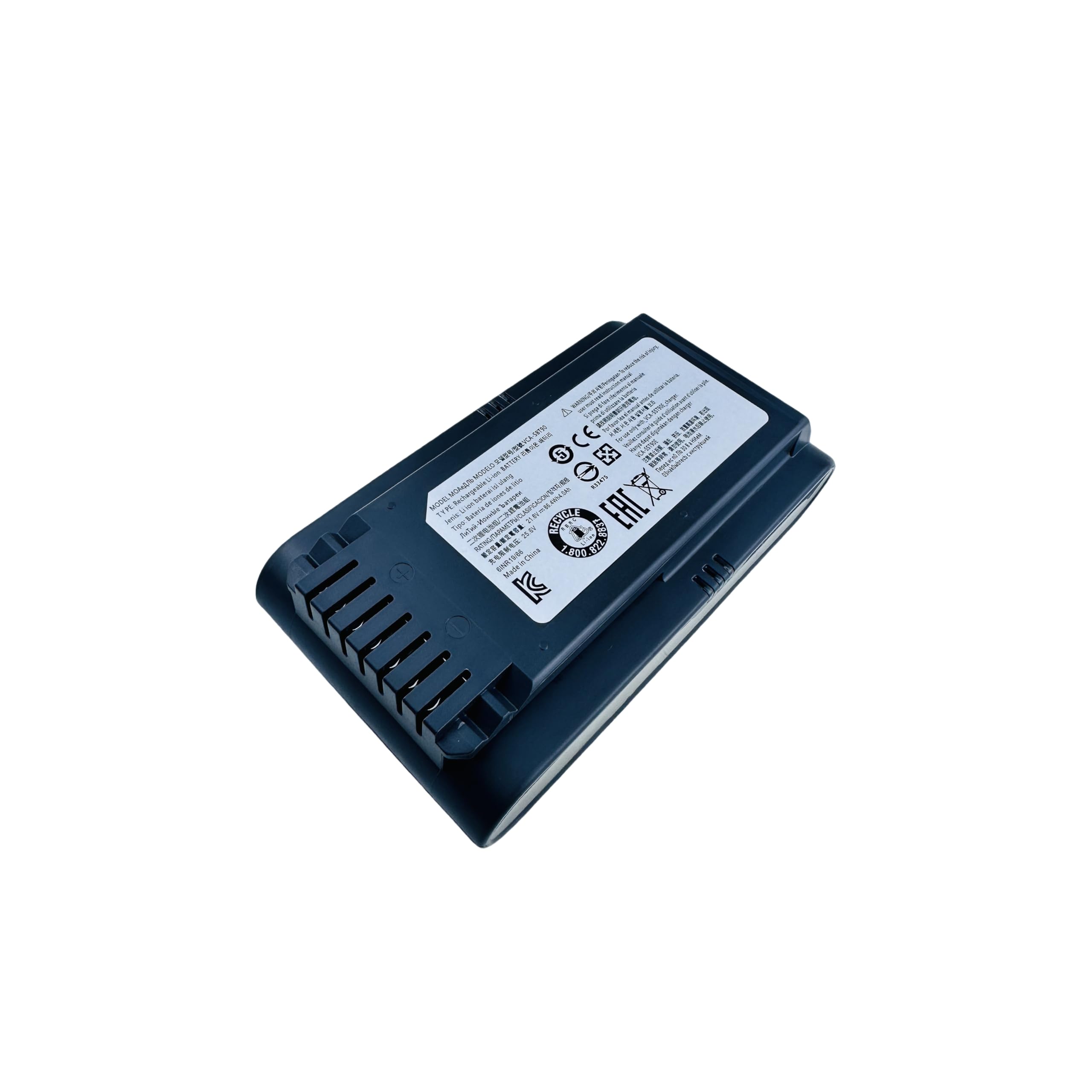 Batterie de Rechange pour aspirateurs sans Fil Samsung Jet 75 et Jet 90 | Compatible avec 75 Pet, VCA-SBT90/XAA 21,6V 4Ah