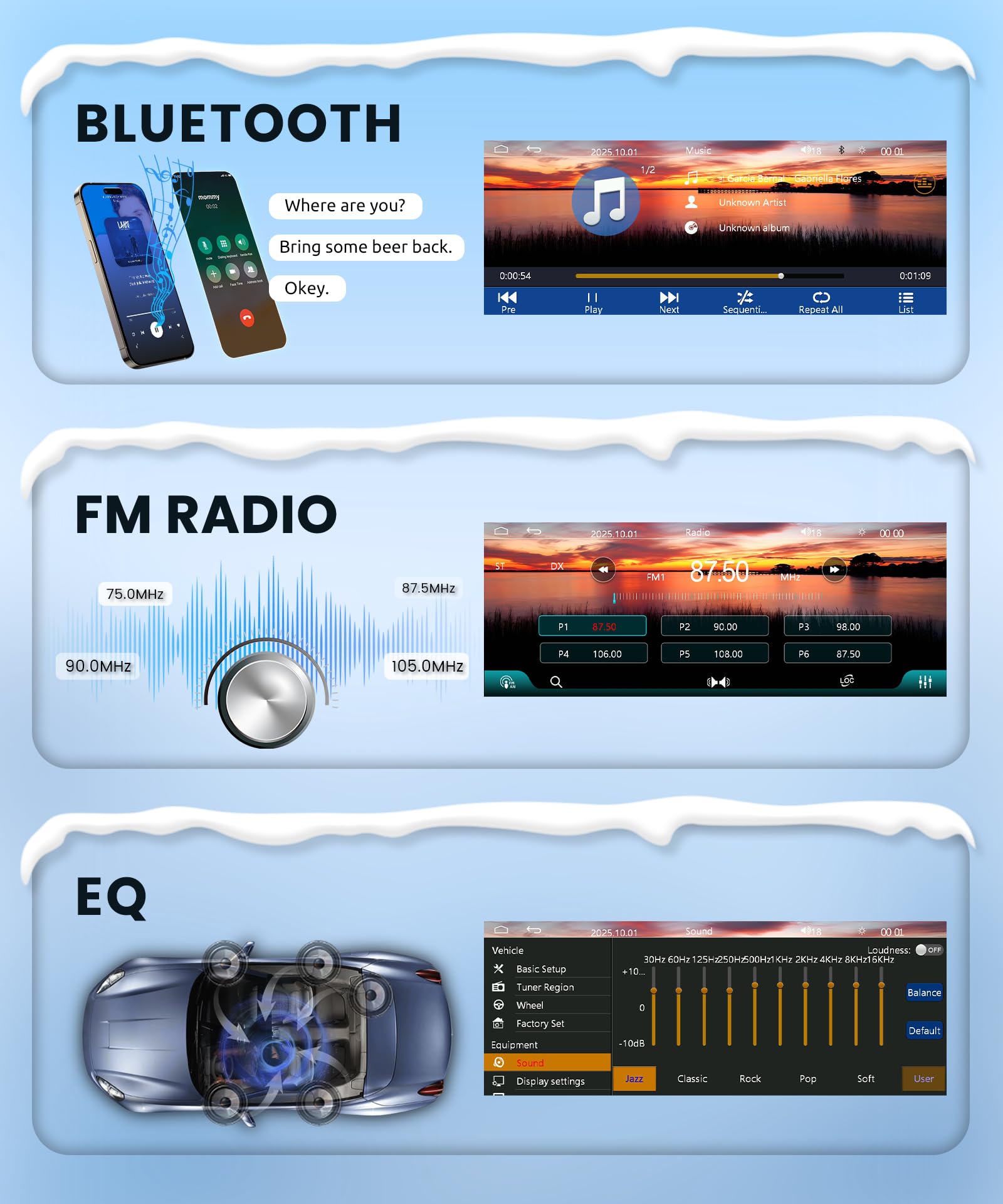 Rimoody Autoradio 1 Din con Wireless Carplay Android Auto iOS/Android Mirror Link, 6.28 Pollici Touchscreen Autoradio con Bluetooth 5.2 FM Radio USB/AUX/EQ Comandi al Volante Telecamera Posteriore