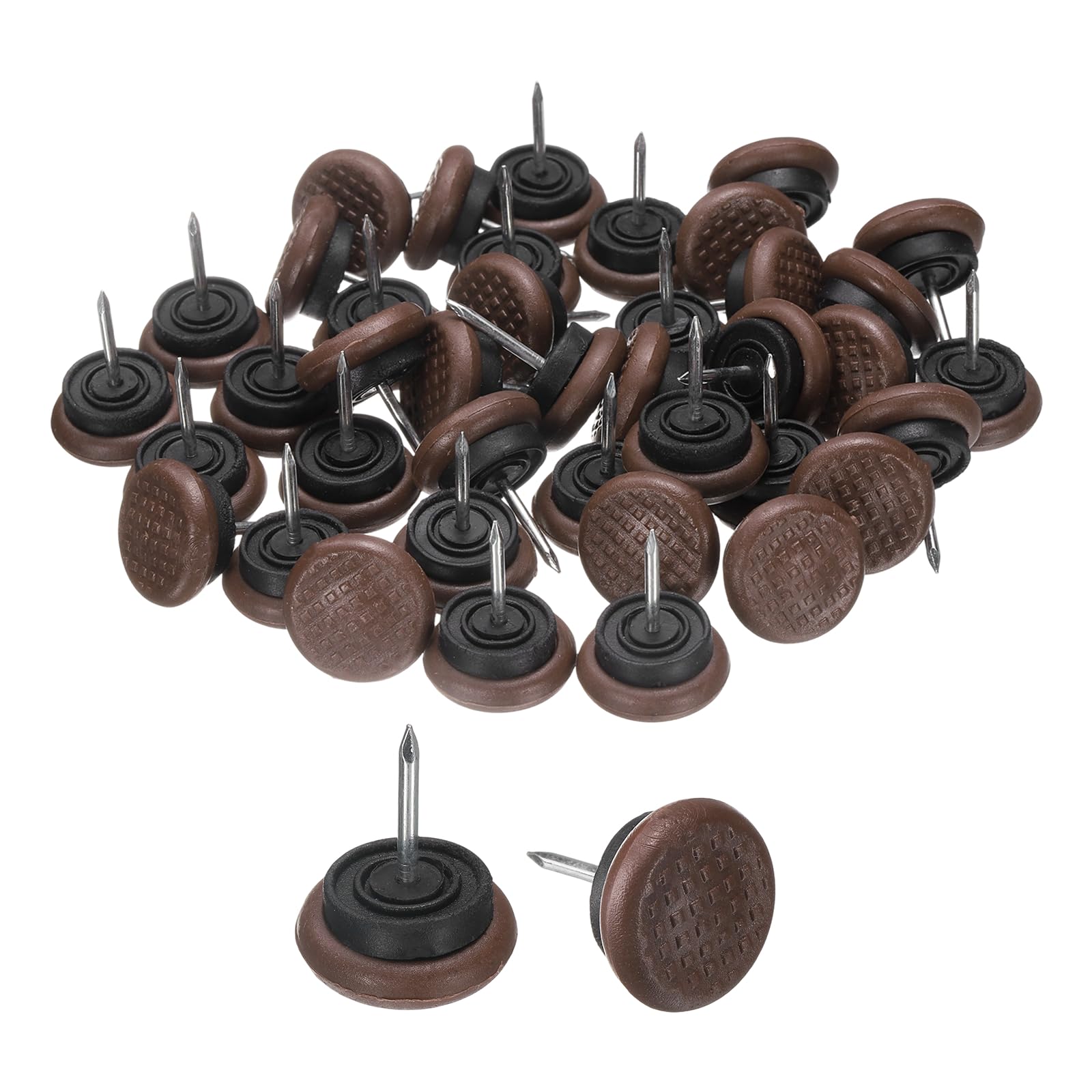 Almohadillas antideslizantes uxcell de 22 mm para evitar rayones de sillas en suelo de madera