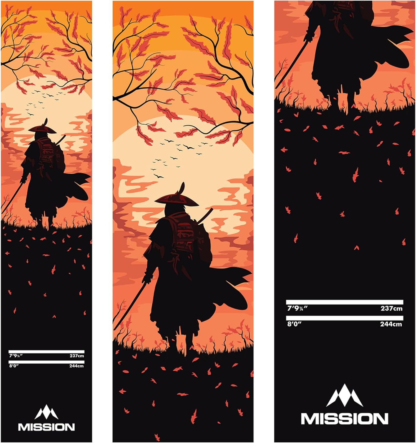 Mission Darts | Lightweight Carpet Dart Mat | Available in Multiple Designs.