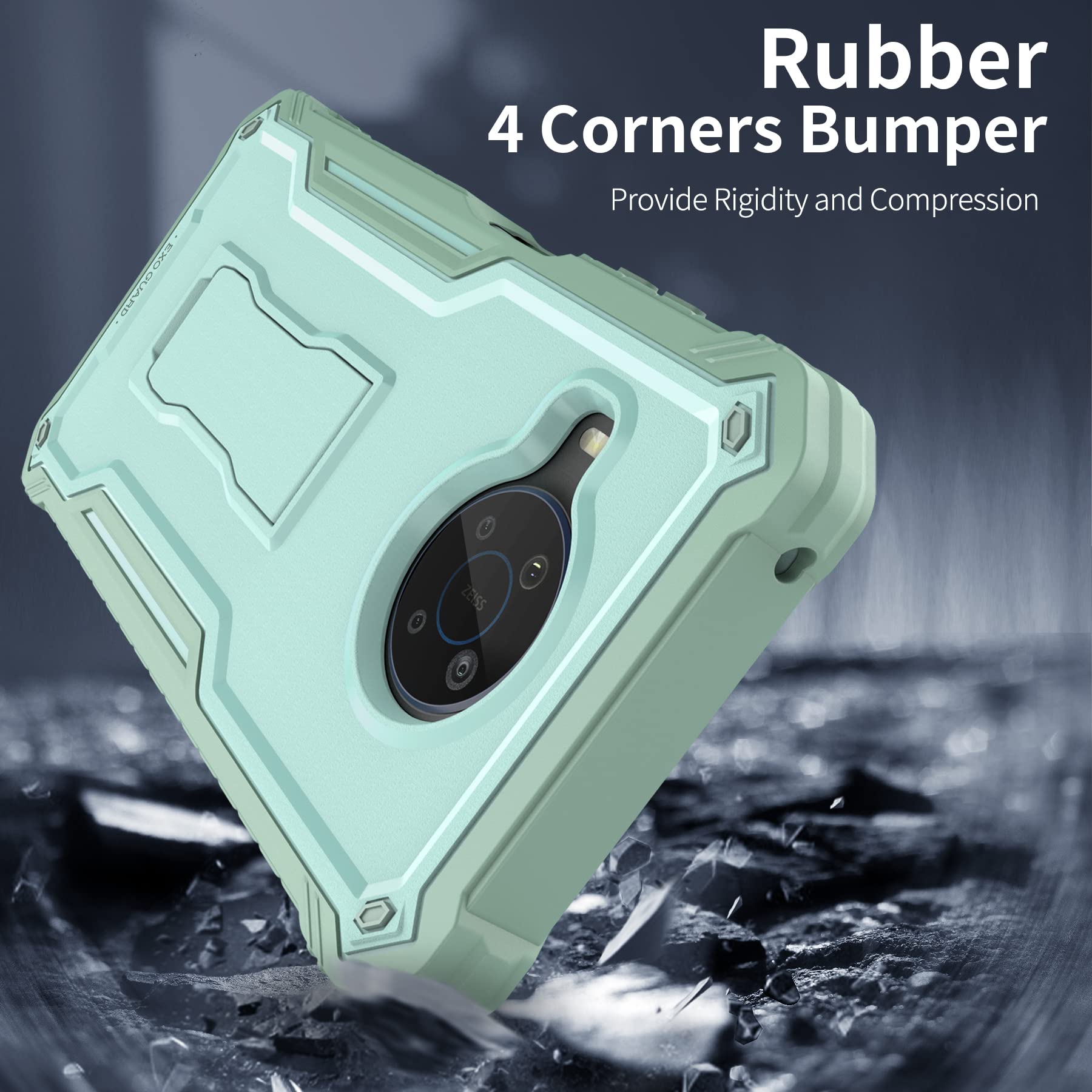 Exoguard For Nokia X100 Case Rubber Shockproof Full Body Cover