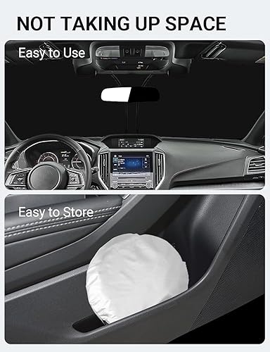 Miniatura 9 de Parasol para parabrisas delantero, plegable, protector de parasol de ajuste personalizado para Subaru Impreza WRX Sedán 2022 - 2015, base, Premium,