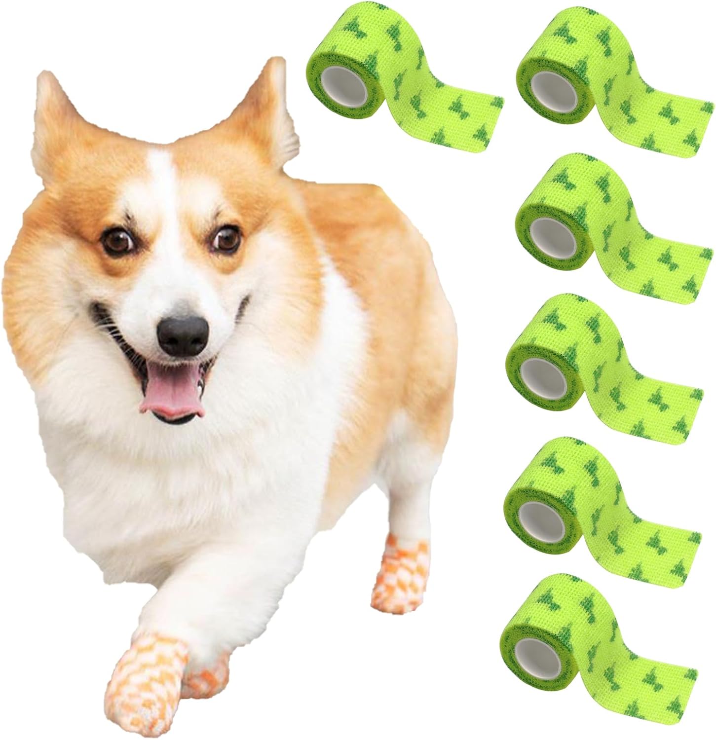 6pcs Disposable Pet Paws Protector, NoClean Dogs and Cats