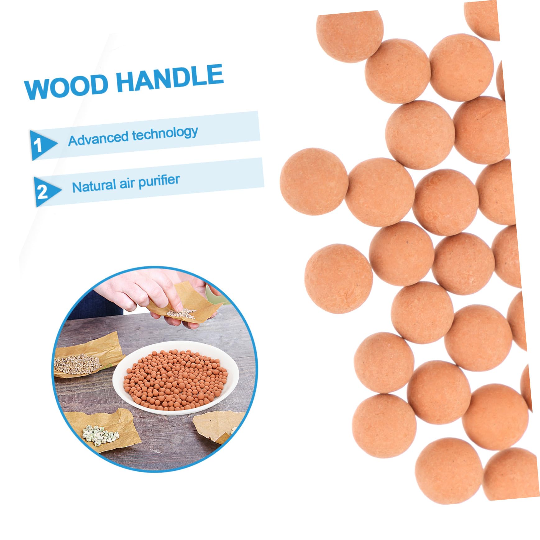 SUPVOX Céramique Ceramsite pour Culture Hydroponique Substrat Porous pour Fleurs et Plantes Pot Décoration de Surface pour Jardin Intérieur et Extérieur Lot
