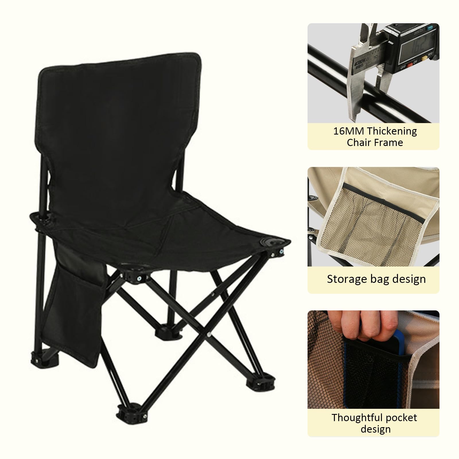 Moonchair Meteor – Sedia Da Campeggio Pieghevole E Lettino – 3 Colori – Leggera E Resistente!