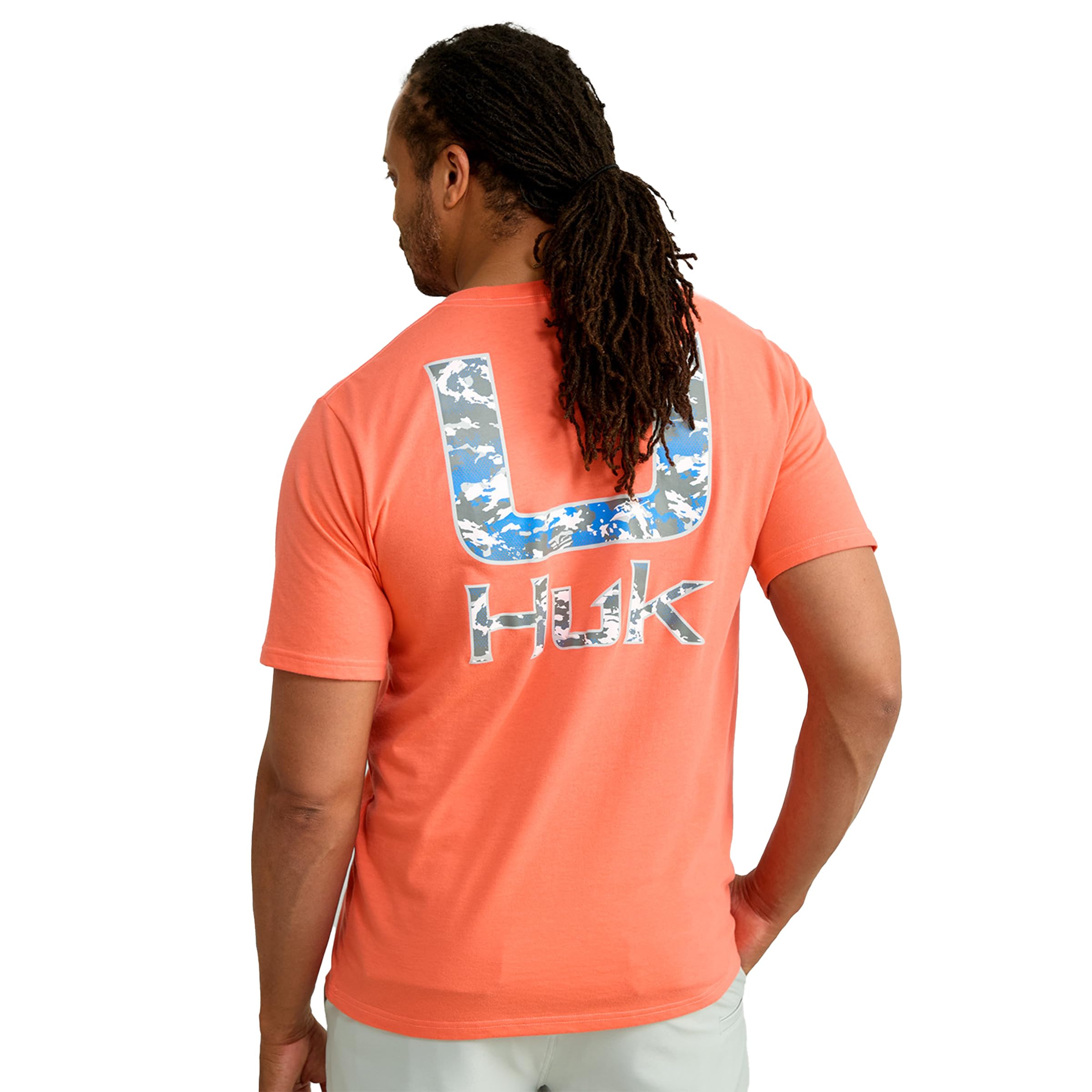 HUK Mens Performance Fishing Logo Tee, Short Sleeve T-Shirt for Men — view 98