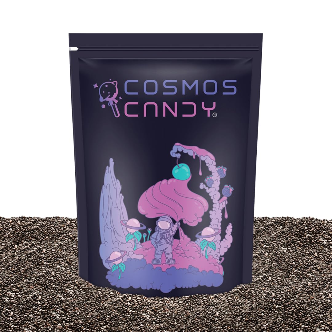 Organic Chia Seeds | 1 Pound | In a Cosmos Candy Resealable Bag