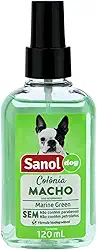 Sanol Dog Colônia Para Pêlos De Cães Macho 120 Ml Verde