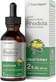 Horbäach Rhodiola Rosea Supplement Tincture | 2 fl oz | Alcohol Free Extract | Super Concentrated Root Liquid | Vegetarian, Non-GMO, Gluten Free