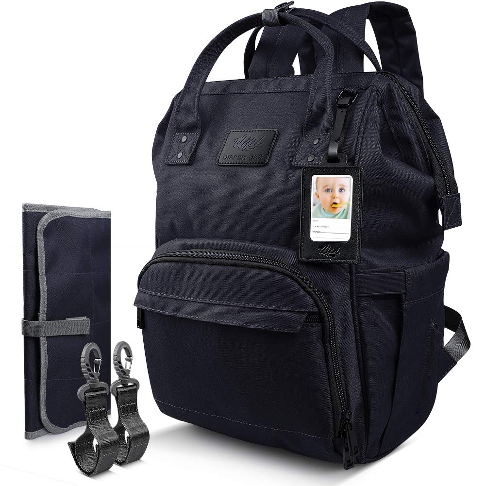 Diaper Bag - Spacious & Smart Multi-Function Nappy Bag w/Changing Pad-image-15