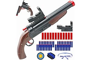 Double Barrel Foam Shotgun Toy Blaster